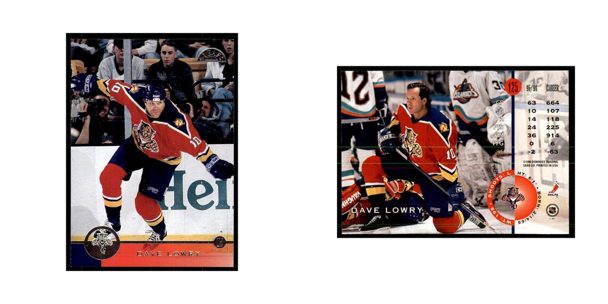 Dave Lowry 1996 Leaf #125 Hockey Cards Hockey Card NM