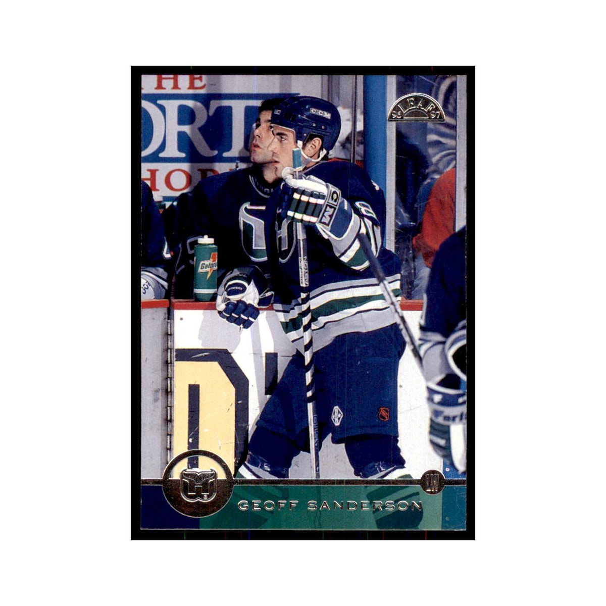 Geoff Sanderson 1996 Leaf #105 Hockey Cards Hockey Card NM