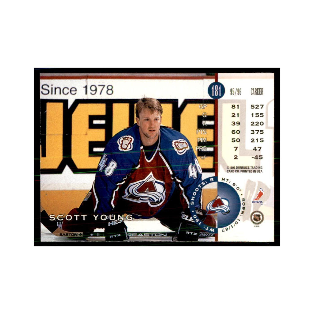 Scott Young 1996 Leaf #181 Hockey Cards Hockey Card NM
