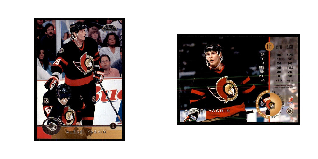 Alexei Yashin 1996 Leaf #101 Hockey Cards Hockey Card NM