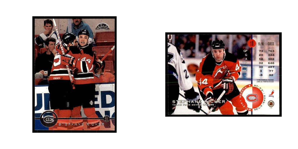 Stephane Richer 1996 Leaf #18 Hockey Cards Hockey Card NM