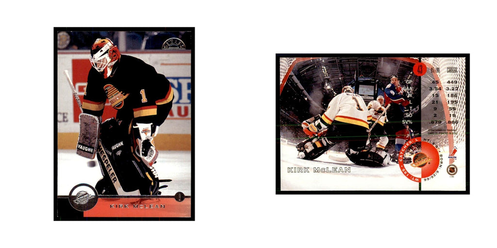 Kirk McLean 1996 Leaf #43 Hockey Cards Hockey Card NM