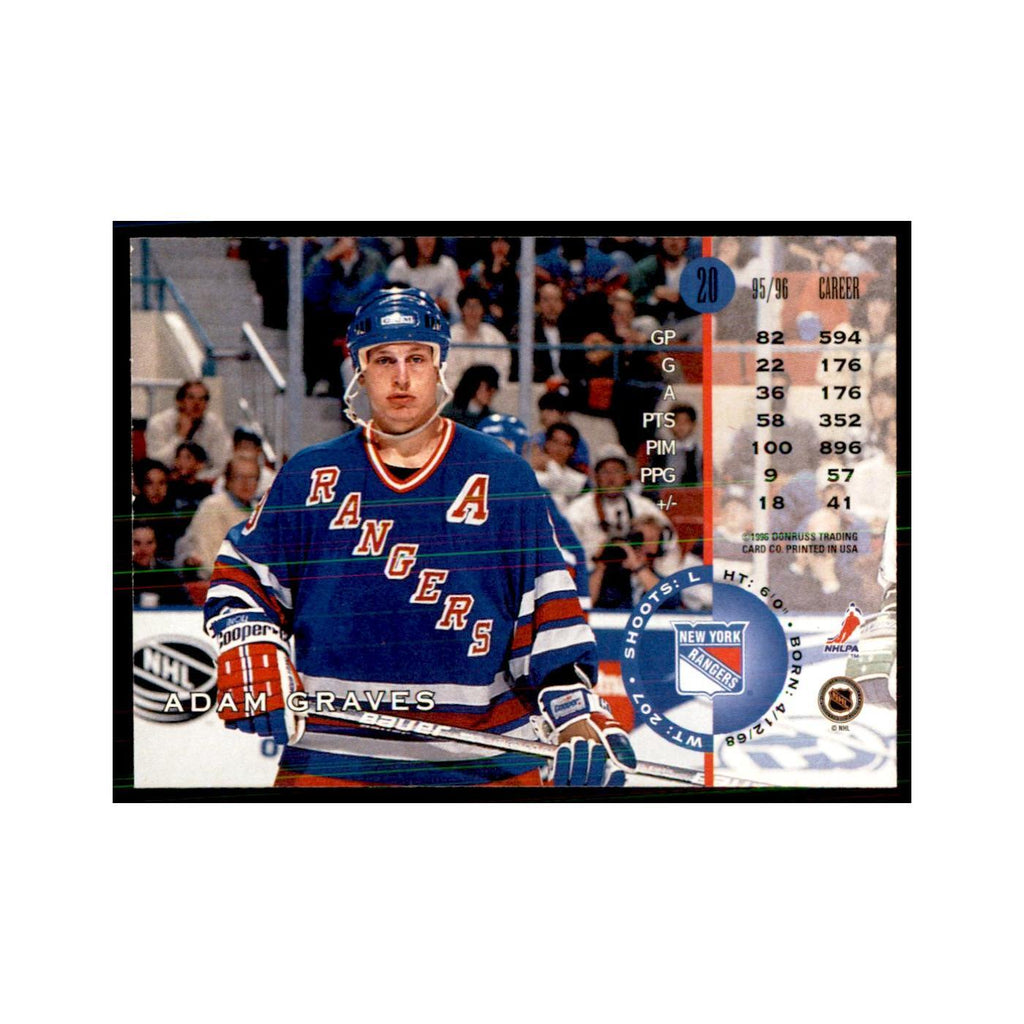 Adam Graves 1996 Leaf #20 Hockey Cards Hockey Card NM