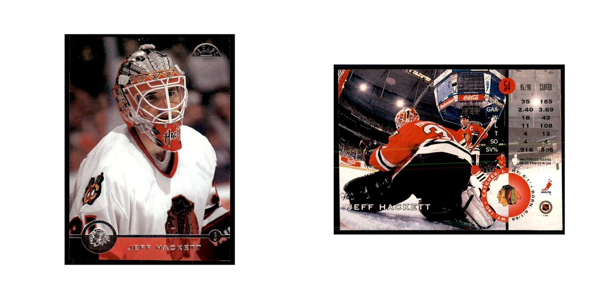 Jeff Hackett 1996 Leaf #54 Hockey Cards Hockey Card NM