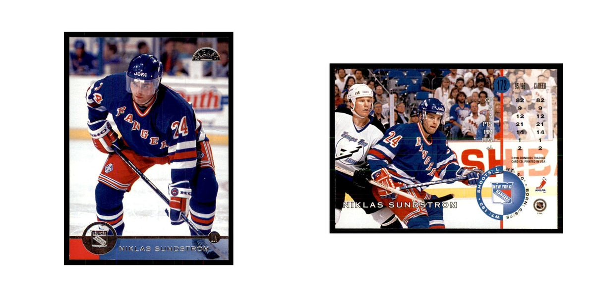 Niklas Sundstrom 1996 Leaf #172 Hockey Cards Hockey Card NM