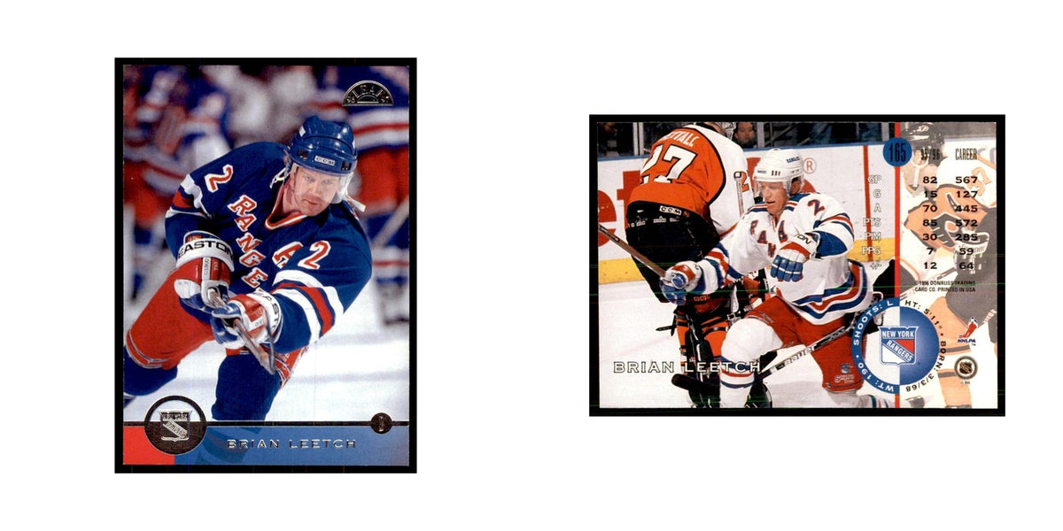 Brian Leetch 1996 Leaf #165 Hockey Cards Hockey Card NM