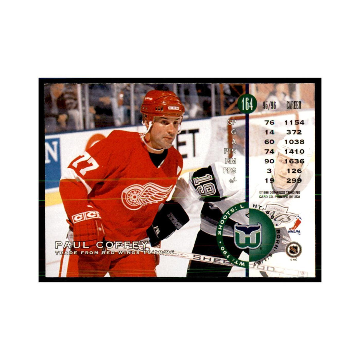 Paul Coffey 1996 Leaf #164 Hockey Cards Hockey Card NM