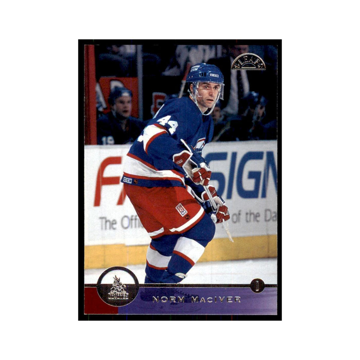 Norm Maciver 1996 Leaf #35 Hockey Cards Hockey Card NM