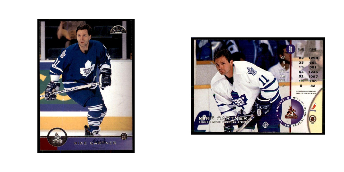 Mike Gartner 1996 Leaf #91 Hockey Cards Hockey Card NM