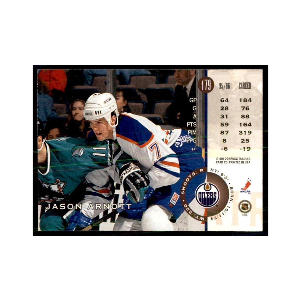 Jason Arnott 1996 Leaf #179 Hockey Cards Hockey Card NM