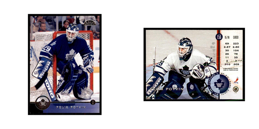 Felix Potvin 1996 Leaf #156 Hockey Cards Hockey Card NM