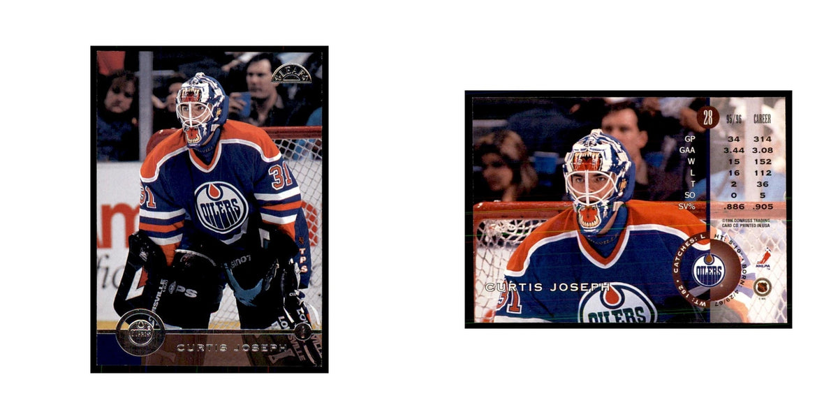 Curtis Joseph 1996 Leaf #28 Hockey Cards Hockey Card NM