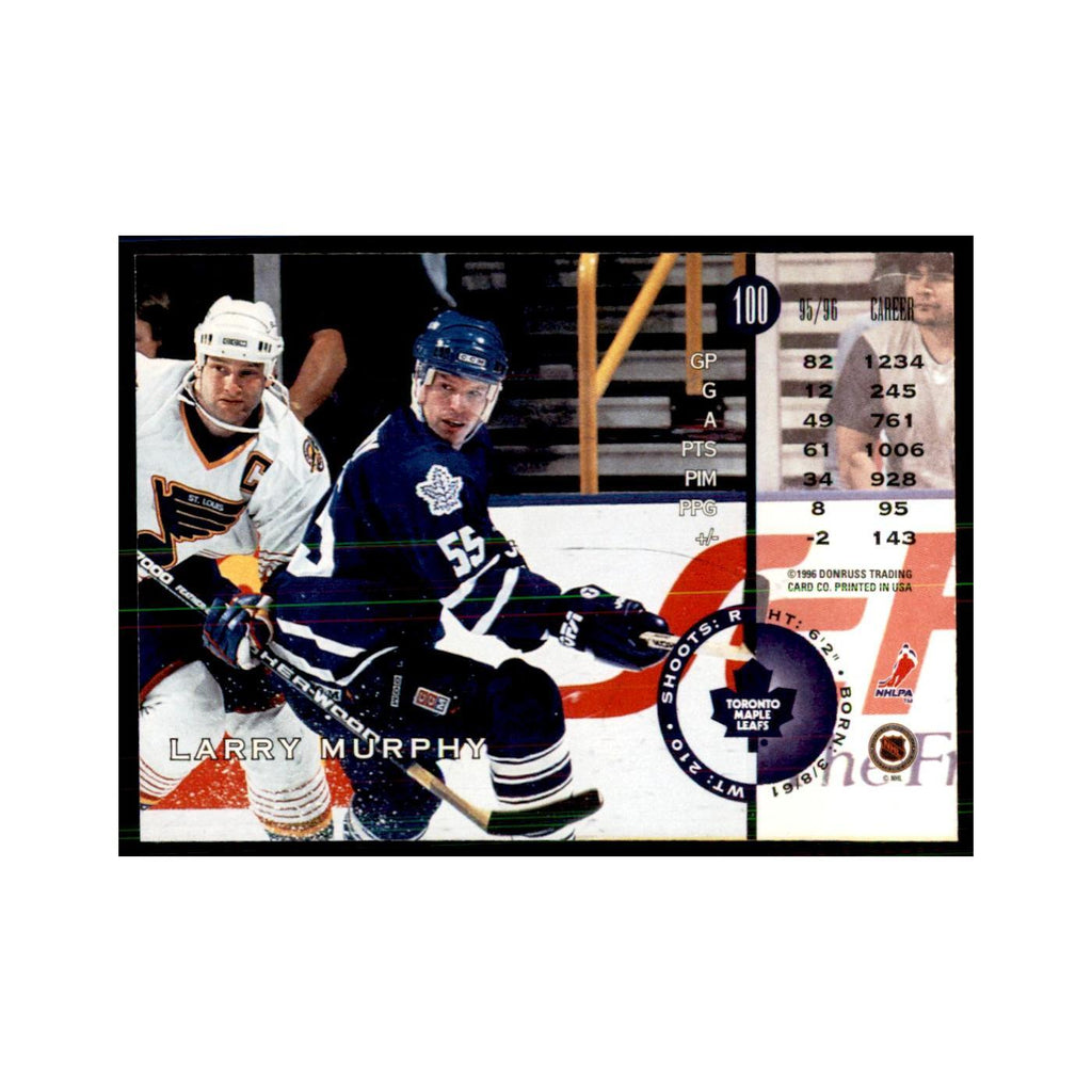 Larry Murphy 1996 Leaf #100 Hockey Cards Hockey Card NM