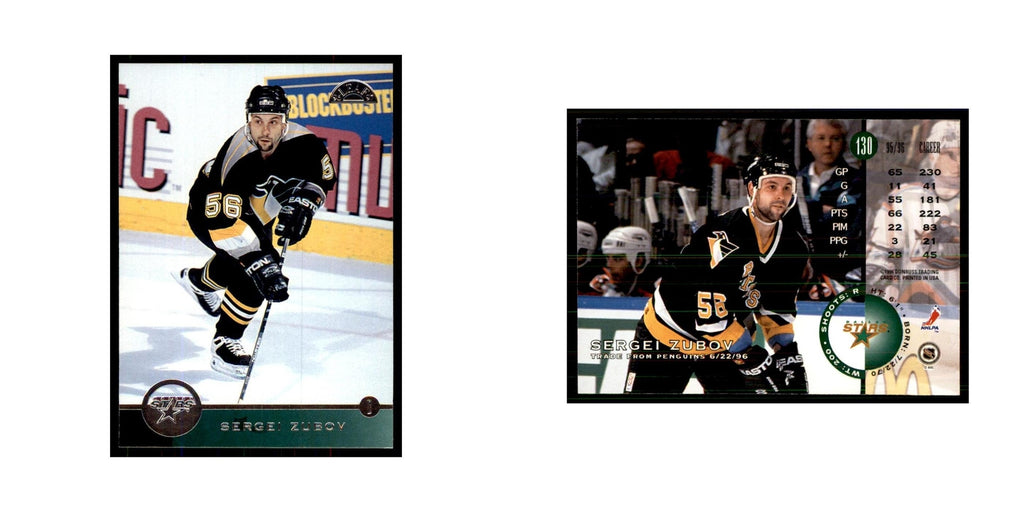 Sergei Zubov 1996 Leaf #130 Hockey Cards Hockey Card NM