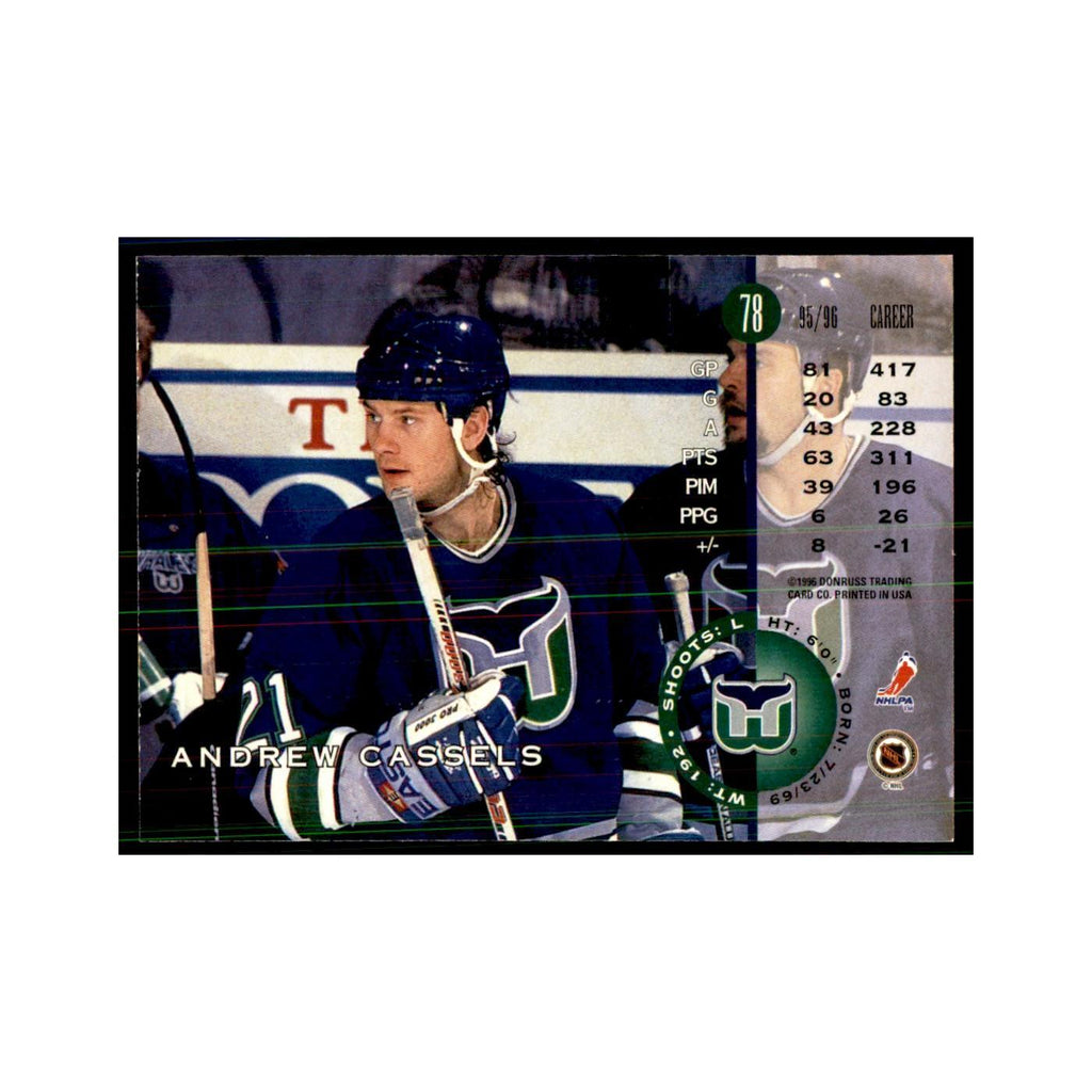 Andrew Cassels 1996 Leaf #78 Hockey Cards Hockey Card NM