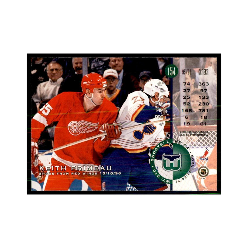 Keith Primeau 1996 Leaf #154 Hockey Cards Hockey Card NM