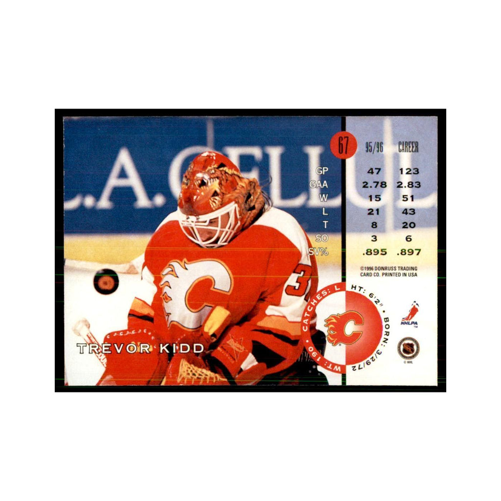 Trevor Kidd 1996 Leaf #67 Hockey Cards Hockey Card NM