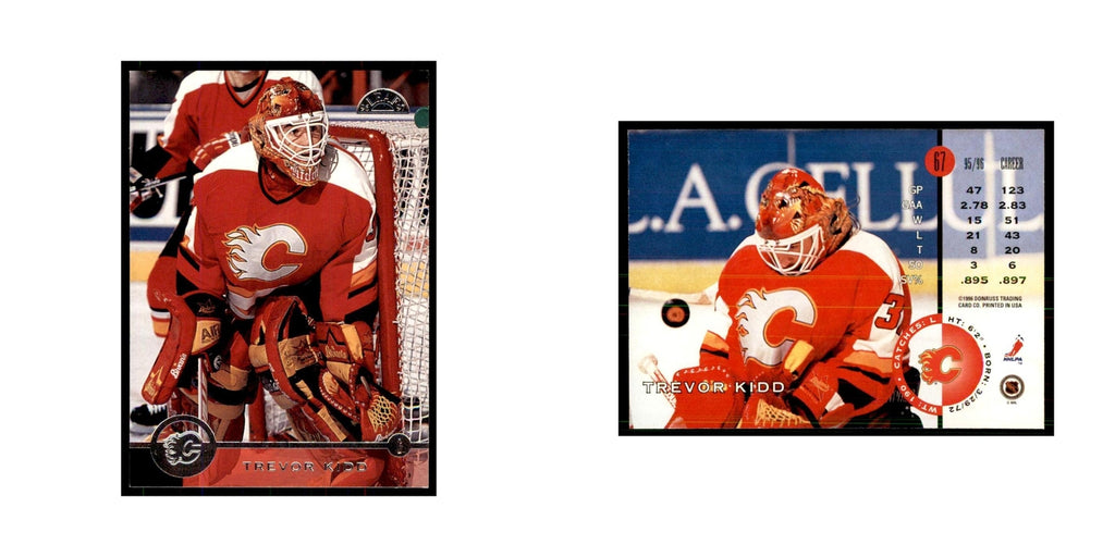 Trevor Kidd 1996 Leaf #67 Hockey Cards Hockey Card NM