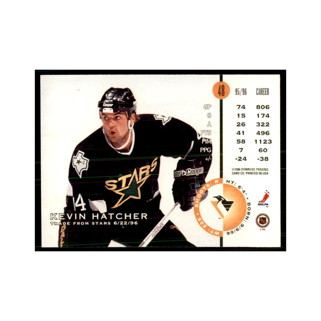 Kevin Hatcher 1996 Leaf #48 Hockey Cards Hockey Card NM
