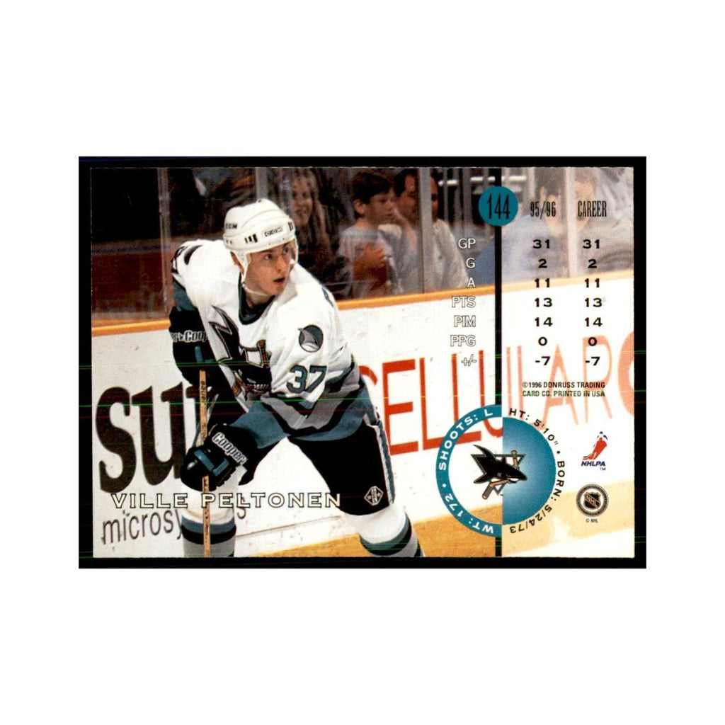 Ville Peltonen 1996 Leaf #144 Hockey Cards Hockey Card NM
