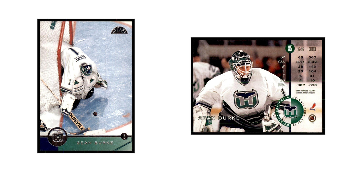 Sean Burke 1996 Leaf #85 Hockey Cards Hockey Card NM