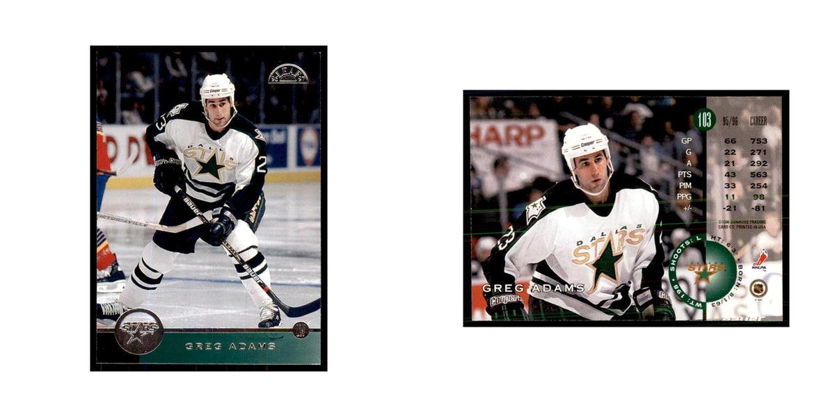 Greg Adams 1996 Leaf #103 Hockey Cards Hockey Card NM