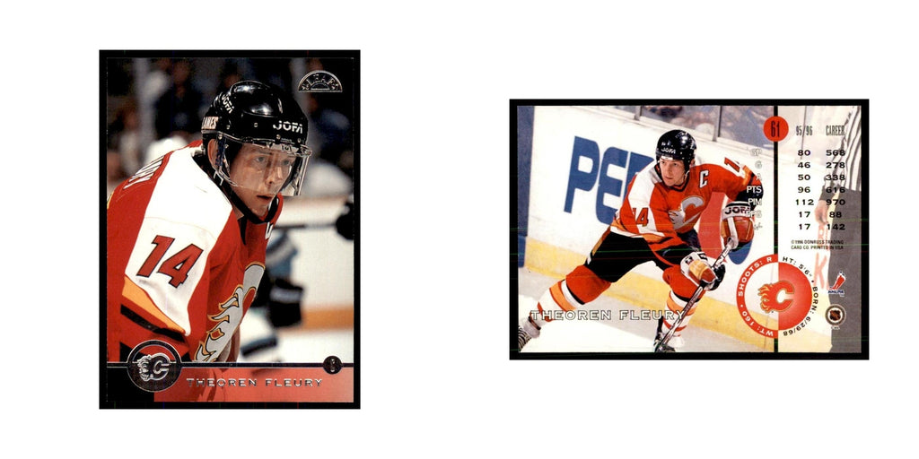 Theo Fleury 1996 Leaf #61 Hockey Cards Hockey Card NM