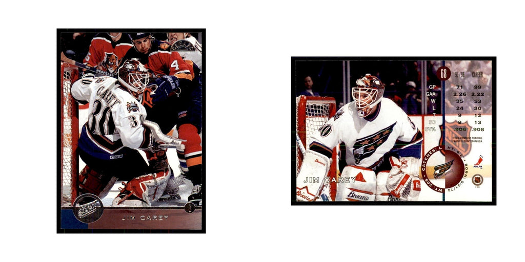 Jim Carey 1996 Leaf #68 Hockey Cards Hockey Card NM