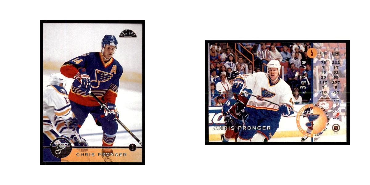Chris Pronger 1996 Leaf #5 Hockey Cards Hockey Card NM
