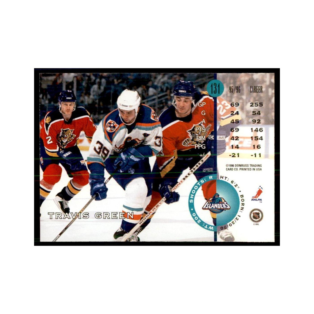 Travis Green 1996 Leaf #131 Hockey Cards Hockey Card NM