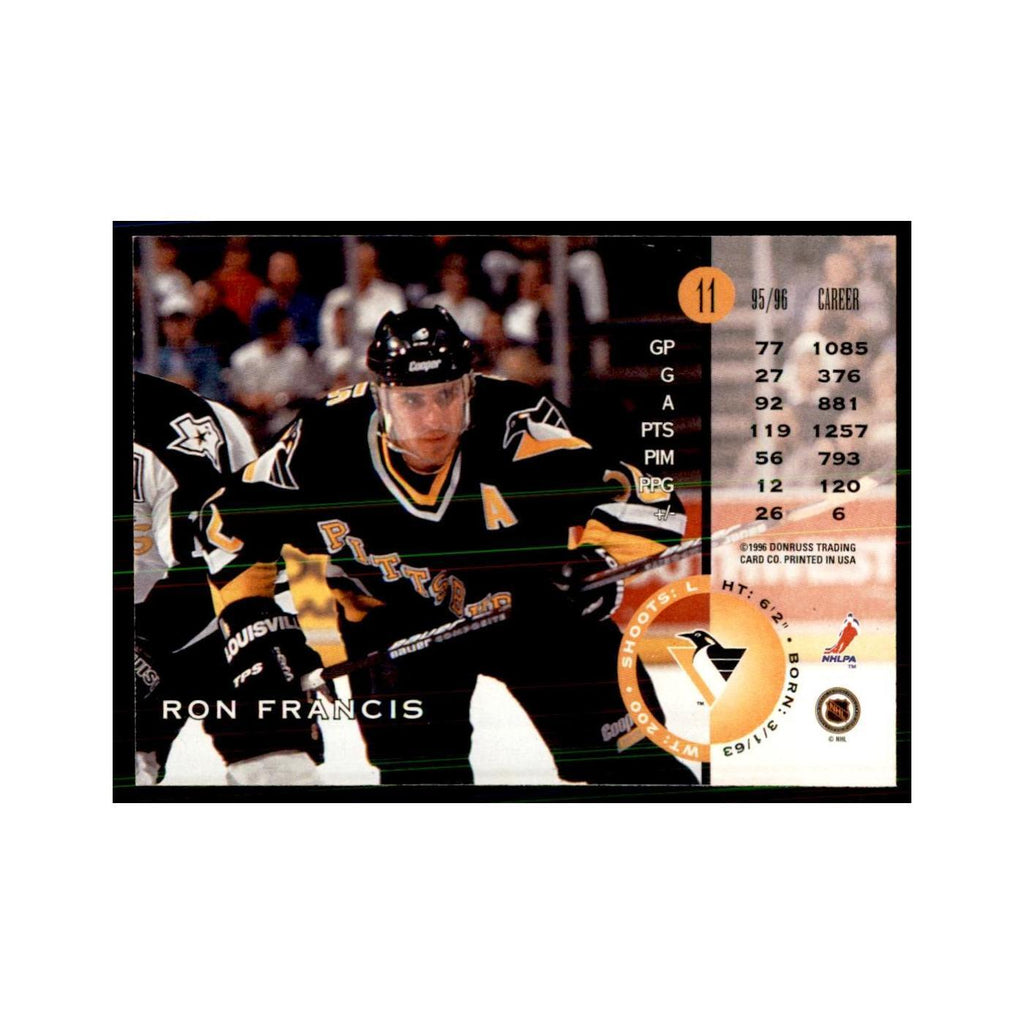 Ron Francis 1996 Leaf #11 Hockey Cards Hockey Card NM