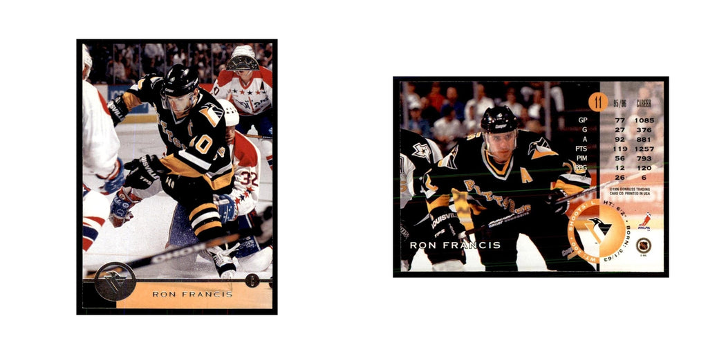Ron Francis 1996 Leaf #11 Hockey Cards Hockey Card NM