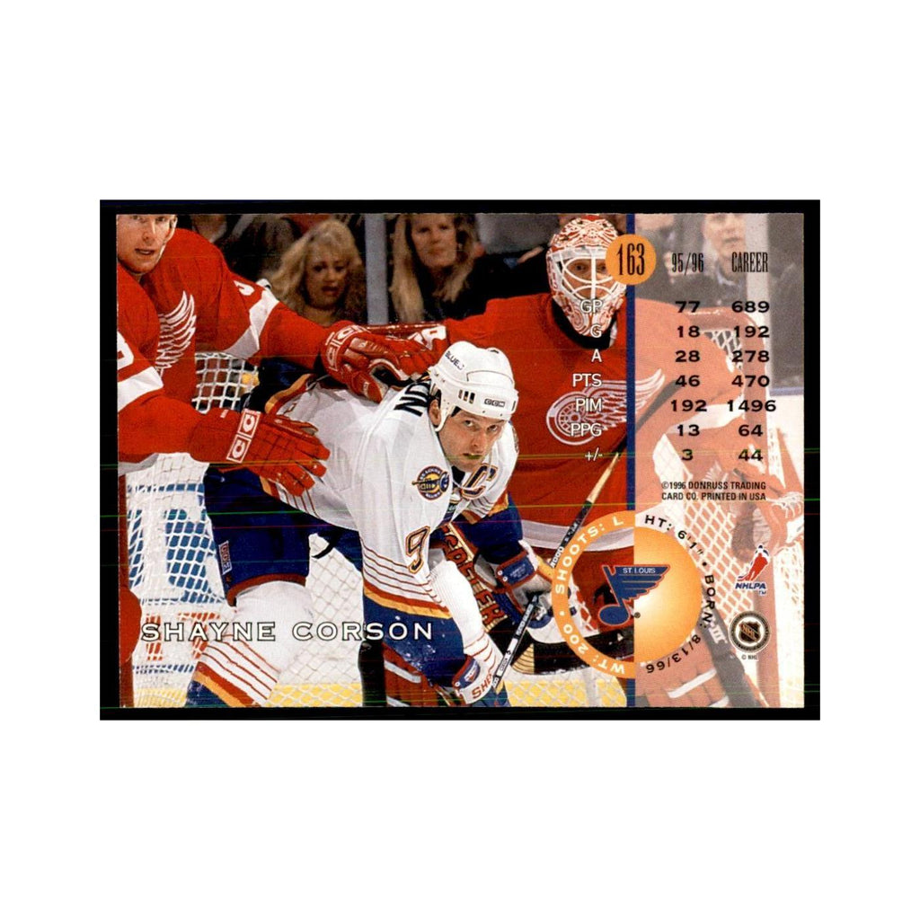 Shayne Corson 1996 Leaf #163 Hockey Cards Hockey Card NM