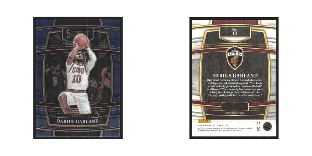 Darius Garland 2021 Panini Select #13 Cleveland Cavaliers Basketball Card NM