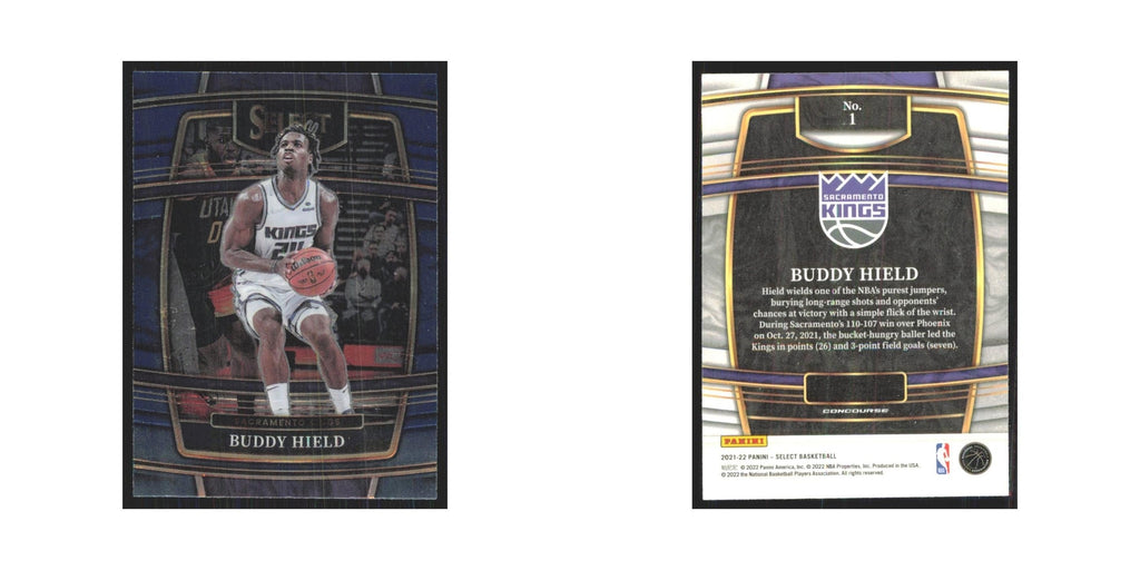 Buddy Hield 2021 Panini Select #1 Indiana Pacers Basketball Card NM