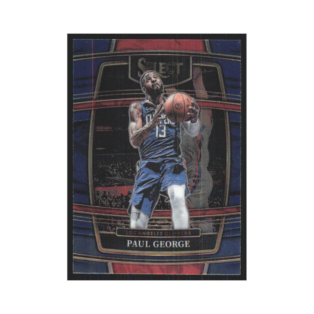 Paul George 2021 Panini Select #14 Los Angeles Clippers Basketball Card NM