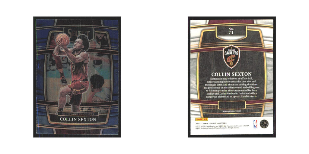 Collin Sexton 2021 Panini Select #71 Cleveland Cavaliers Basketball Card NM