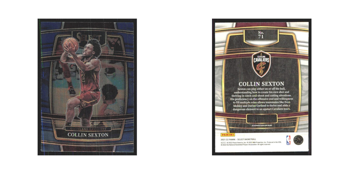 Collin Sexton 2021 Panini Select #71 Cleveland Cavaliers Basketball Card NM