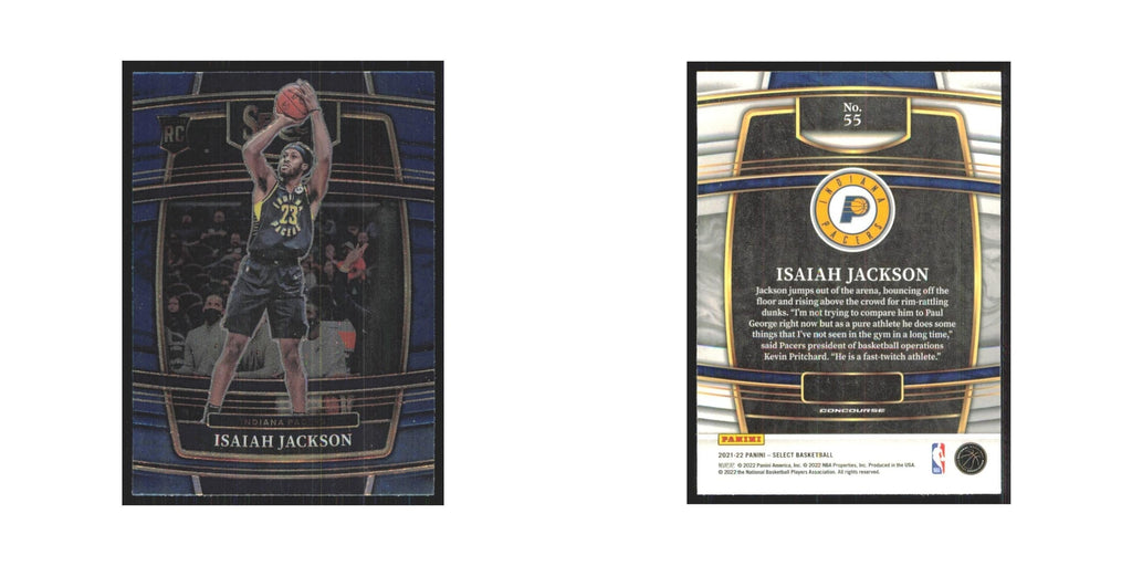 Isaiah Jackson 2021 Panini Select #55 Indiana Pacers Basketball Card NM