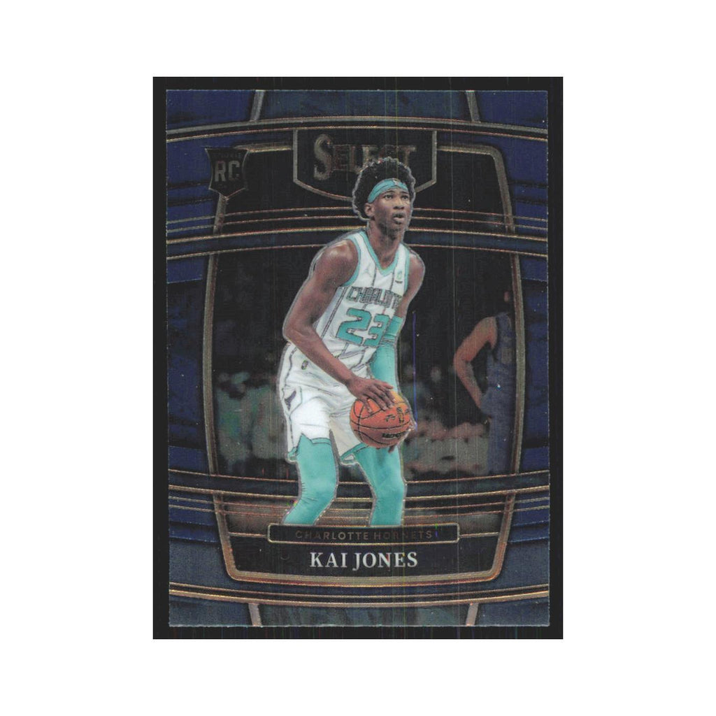 Kai Jones Rookie 2021 Panini Select #98 Charlotte Hornets Basketball Card NM