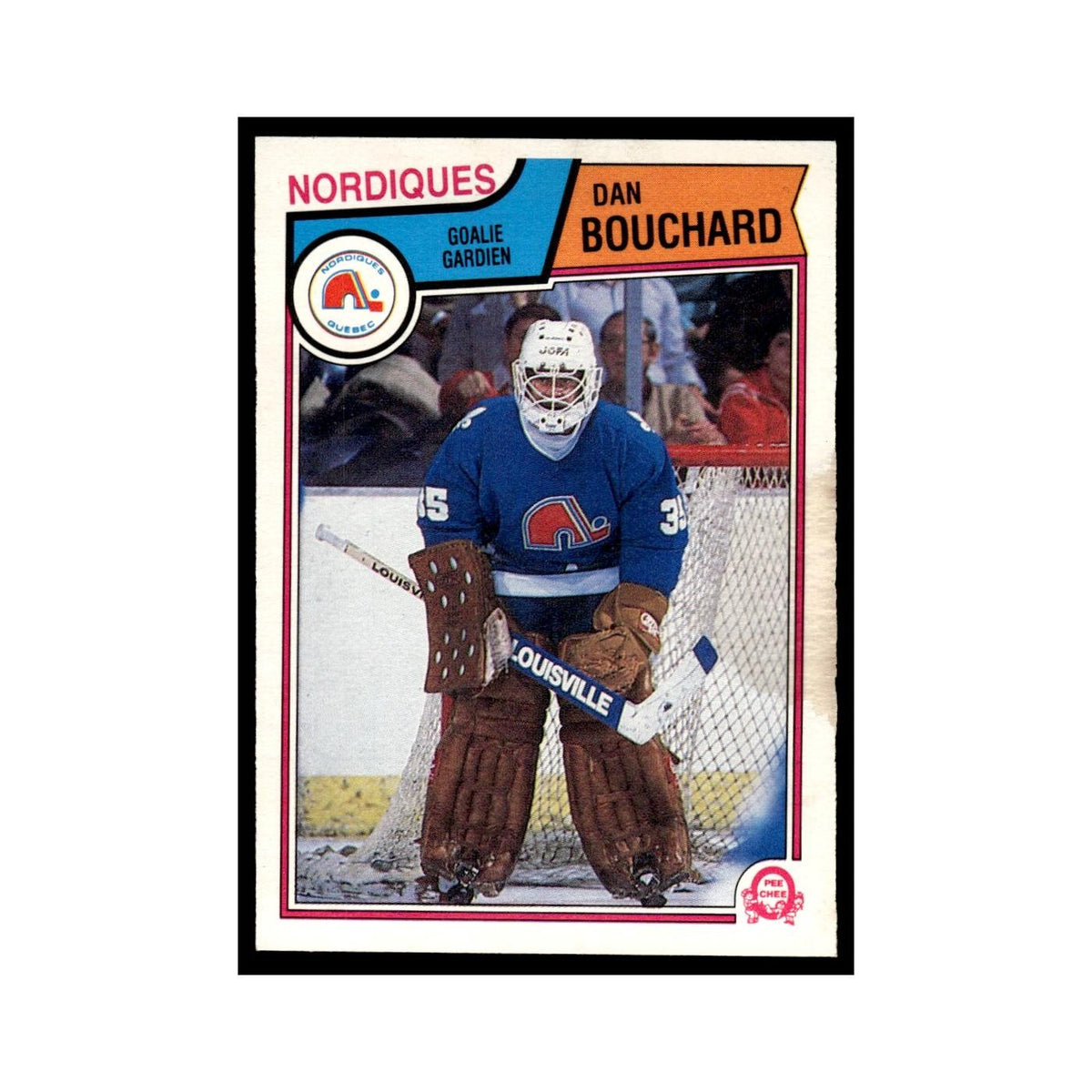 Dan Bouchard 1983 O-Pee-Chee #290 Quebec Nordiques Hockey Card EX