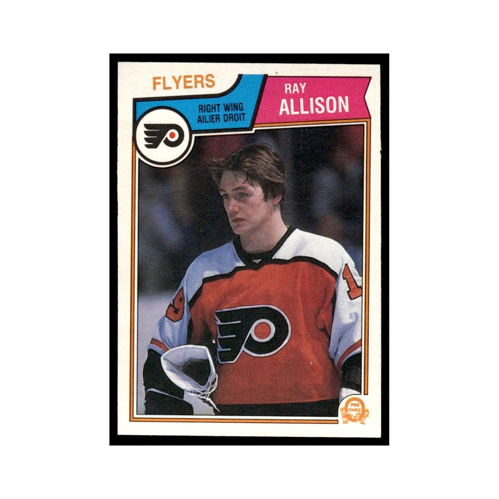 Ray Allison 1983 O-Pee-Chee #259 Philadelphia Flyers Hockey Card EX