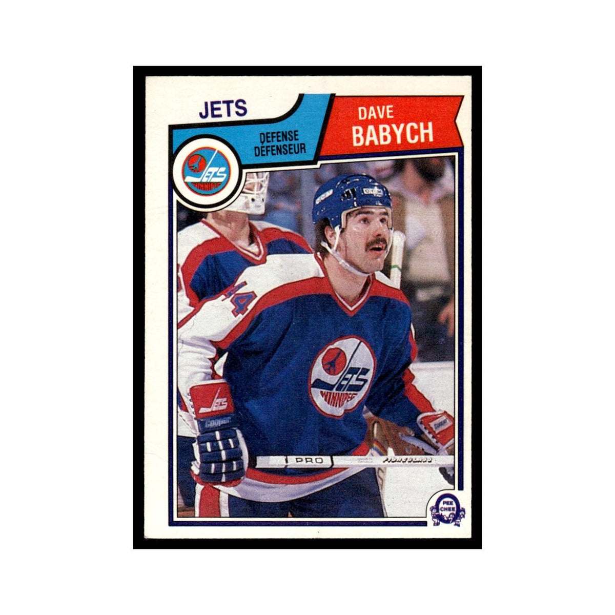 Dave Babych 1983 O-Pee-Chee #380 Winnipeg Jets Hockey Card EX