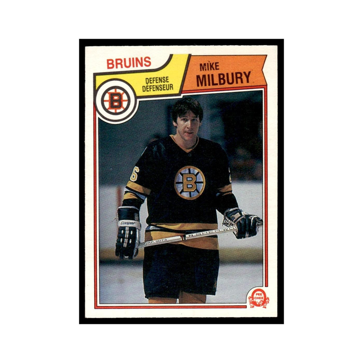 Mike Milbury 1983 O-Pee-Chee #55 Boston Bruins Hockey Card EX