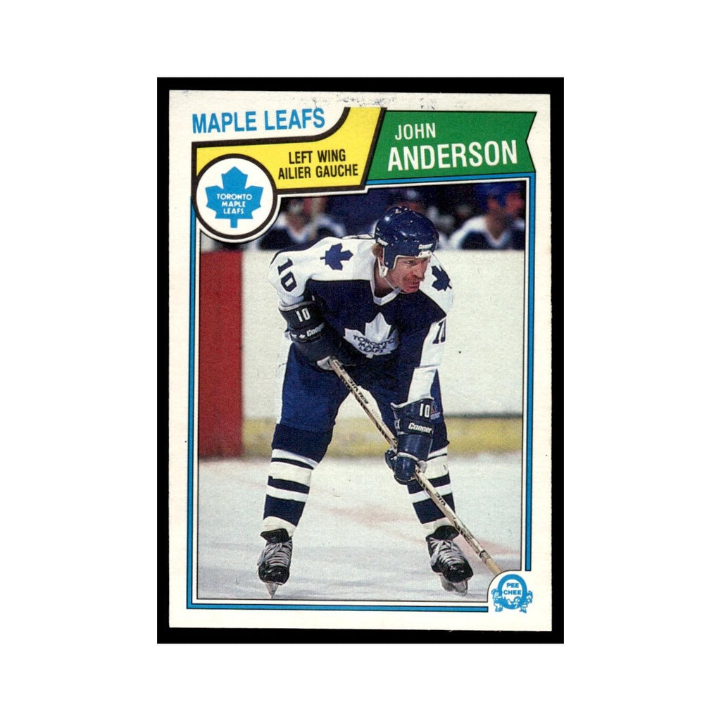 John Anderson 1983 O-Pee-Chee #325 Toronto Maple Leafs Hockey Card EX