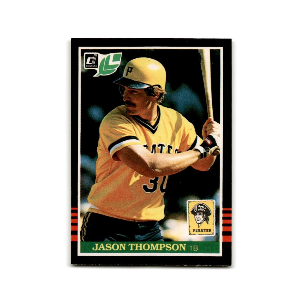 Jason Thompson 1985 Leaf #89 Pittsburgh Pirates Baseball Card NM