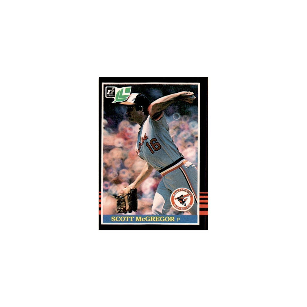 Scott McGregor 1985 Leaf #72 Baltimore Orioles Baseball Card NM