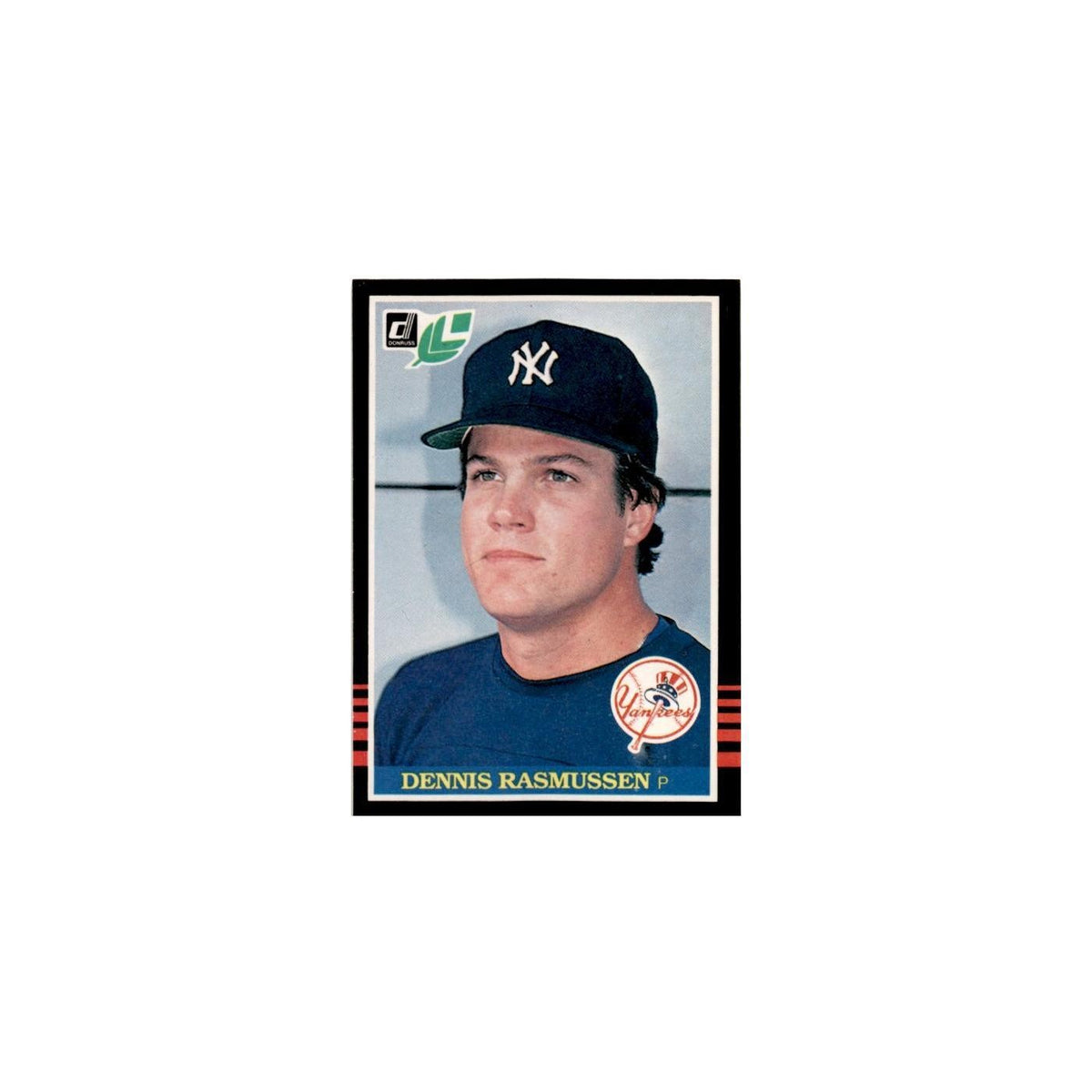 Dennis Rasmussen 1985 Leaf #48 New York Yankees Baseball Card NM
