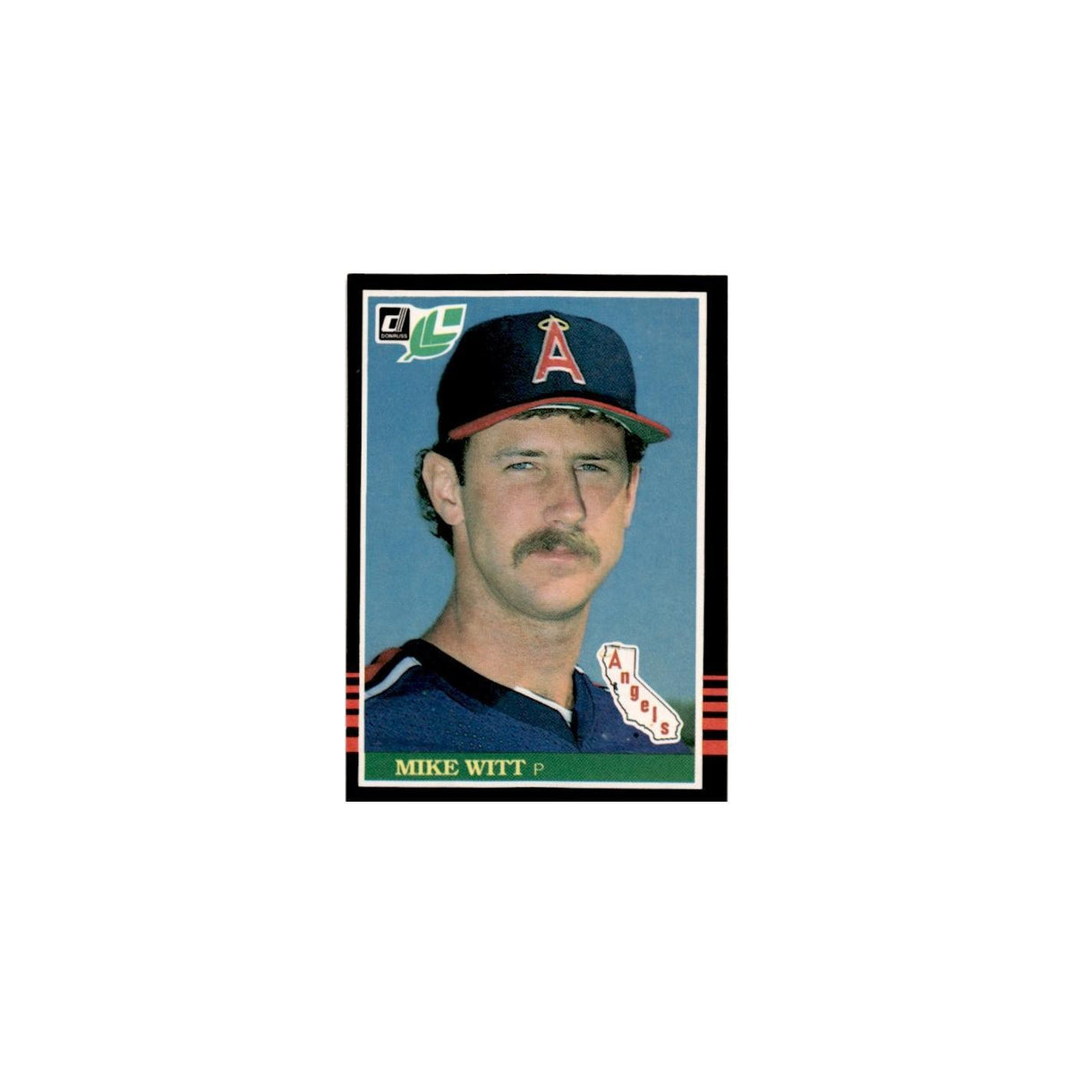 Mike Witt 1985 Leaf #46 California Angels Baseball Card NM