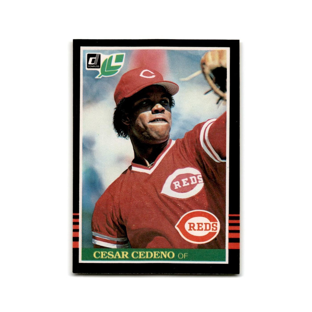 Cesar Cedeno 1985 Leaf #87 Cincinnati Reds Baseball Card NM